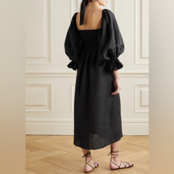 SLEEPER Atlanta Linen midi dress - brand new with tag - Picture 7 of 11